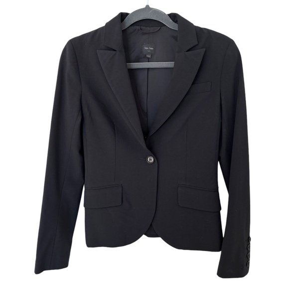 Aritzia Talula Babaton Wool Blend Fitted Black Blazer Size 2 - Picture 1 of 10